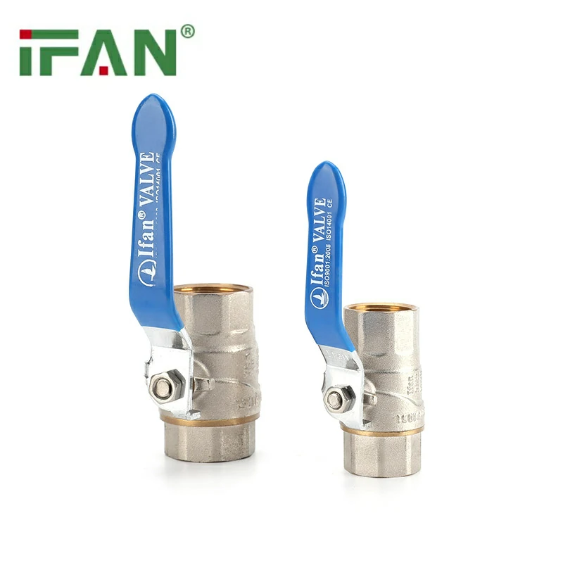 Ifan 81051 Blue Long Handle Brass Ball Valve